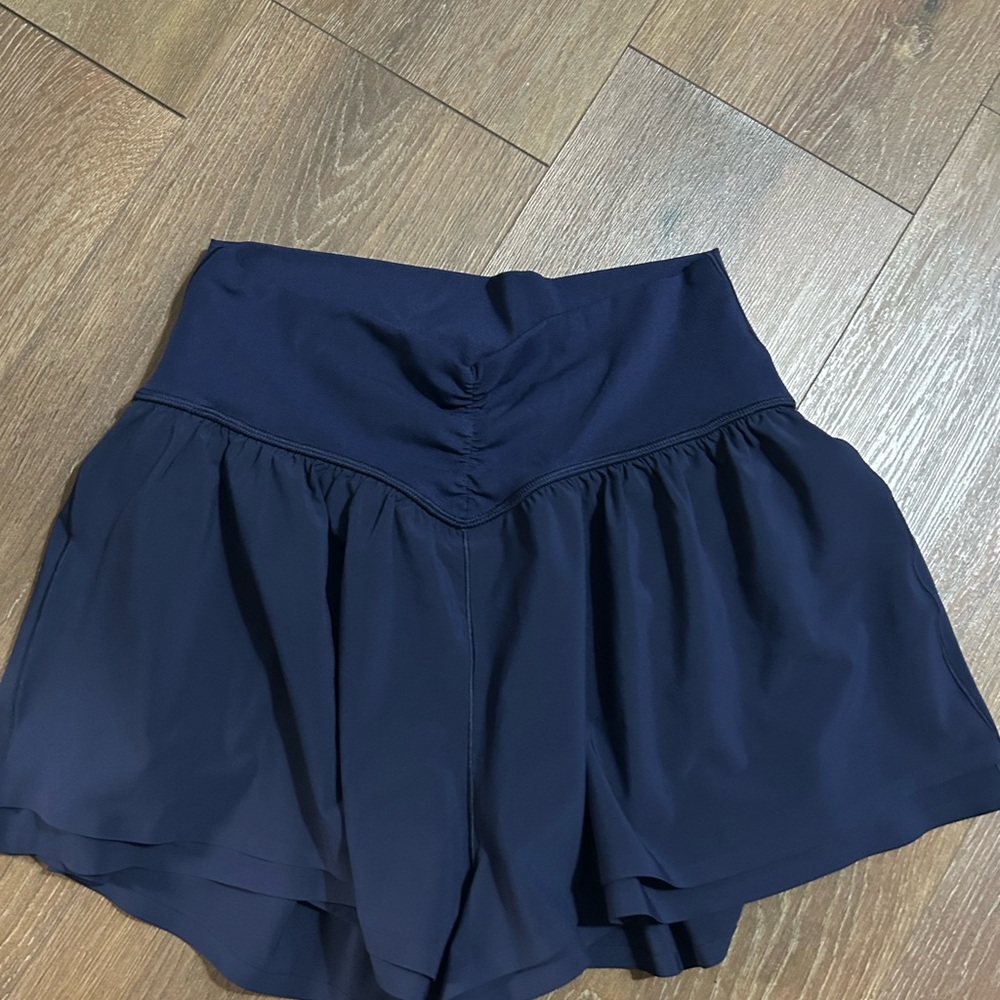 Offline by aerie flowy shorts Navy Blue